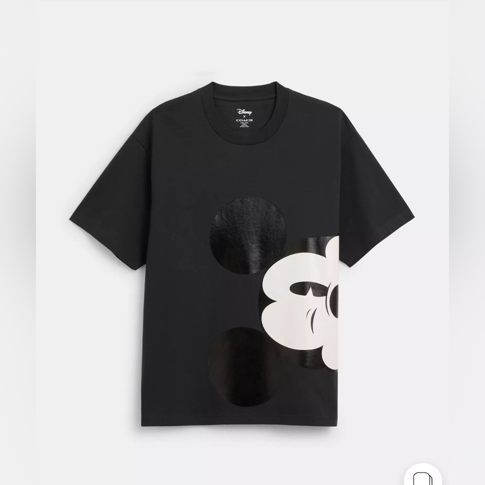 New Disney X Coach Wink Mickey Mouse T Shirt Small